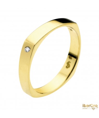 Alianza de boda Plana, Brillo