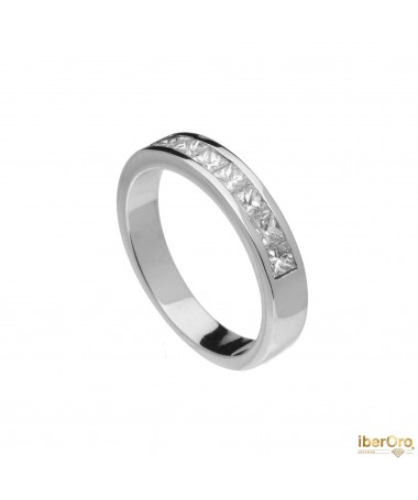 Media alianza oro blanco 0.60 cts