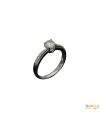 Solitario cuatro garras 0.67 cts