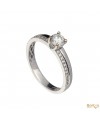 Solitario cuatro garras 0.49 cts