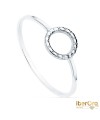 Sortija Oro Blanco Lisa Motivo Redondo 7,5 mm