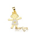 Colgante Niña Tricolor