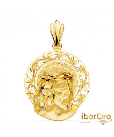Cabeza Cristo Aureola 29 X 27 mm