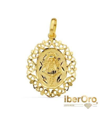 Medalla Virgen del Pilar Cerco 29 X 21 mm