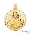 Medalla Virgen del Carmen Calada 42 mm