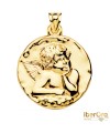 Medalla Angel Burlon Brillo 40 mm