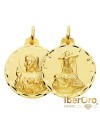 Escapulario Virgen de lasAngustias Corazon de Jesús 24 mm