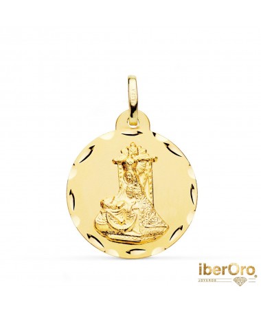 Medalla Virgen de lasAngustias Tallada 24 mm