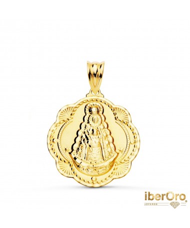 Medalla Virgen del Rocio Pandereta 25 X 22 mm
