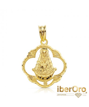 Medalla Virgen del Rocio Pandereta 25 X 22 mm