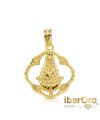 Medalla Virgen del Rocio Pandereta 25 X 22 mm