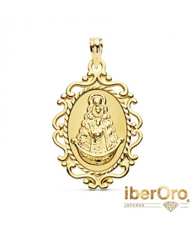 Medalla Virgen del Rocio 31 X 21 mm