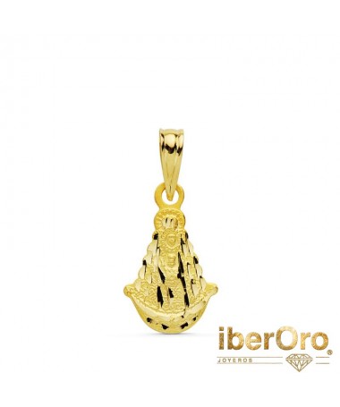 Virgen del Rocio Silueta 15 X 10 mm