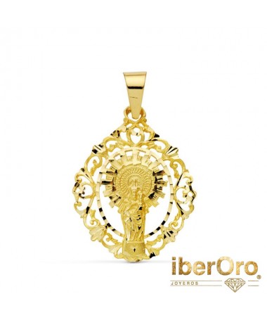 Medalla Virgen Pilar Orla 36 X 28 mm