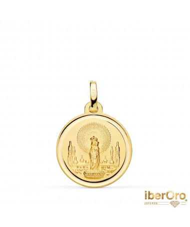 Medalla Virgen del Pilar 18 mm