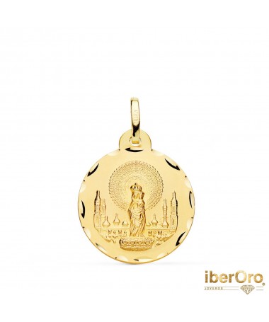 Medalla Virgen del Pilar 18mm