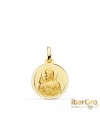 Medalla Corazon de Jesús Bisel 16 mm
