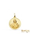Medalla Virgen del Carmen Bisel 18 mm