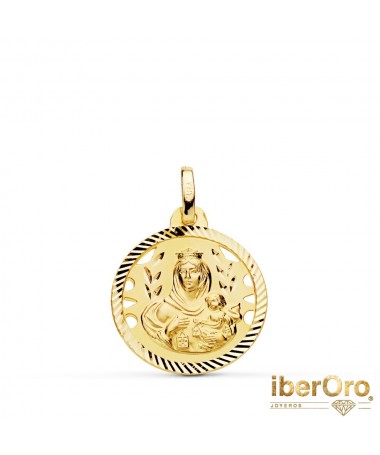 Medalla Virgen del Carmen Calada Helice 18mm