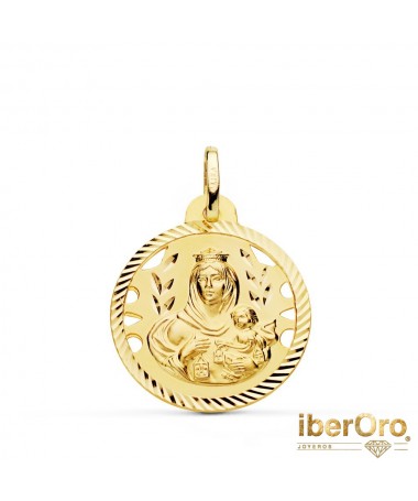 Medalla Virgen del Carmen Calada Hélice 22 mm