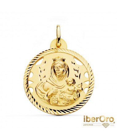 Medalla Virgen del Carmen Calada Hélice 28 mm