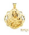 Medalla Virgen del Carmen Pandereta Calada 42 mm