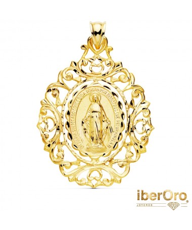 Medalla Virgen de la Milagrosa Cerco 46 X 35 mm 7