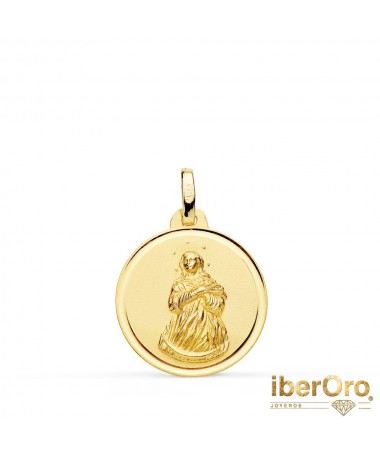 Medalla Virgen Inmaculada 18 mm Bisel