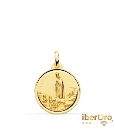 Medalla Virgen de Fátima Bisel 18 mm
