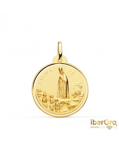 Medalla Virgen de Fátima 22 mm