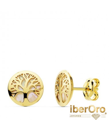 Pendientes Arbol de la Vida 8mm