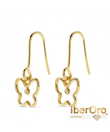 Pendientes Mariposa Circonitas 19 X 9 mm