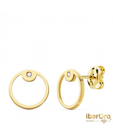 Pendientes Redondos Circonitas