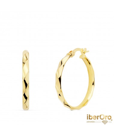 Aros 1/2 Caña Bandas Brillo 24 X 3 mm
