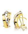 Pendientes Bicolor Bandas