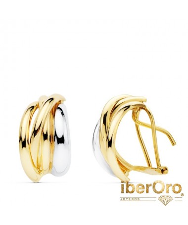 Pendientes Bicolor Bandas