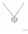 Colgante corazón de 0,05 kt