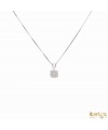 Colgante engaste invisible 10 Diamantes 0,08 kt