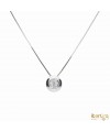 Colgante chatón con cadena de 0,08kt