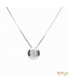 Colgante chatón con cadena de 0,20 kt