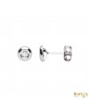 Pendientes chatón de 0,04 kt