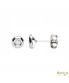 Pendientes chatón de 0,08 kt