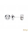 Pendientes chatón de 0,16 kt