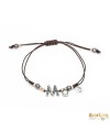 Pulsera en plata 1ª ley de Raive