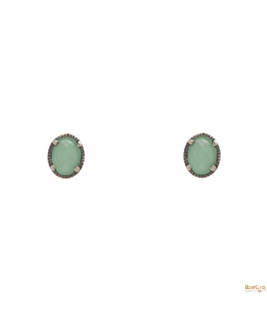 Pendientes en plata de 1ª ley de Raive