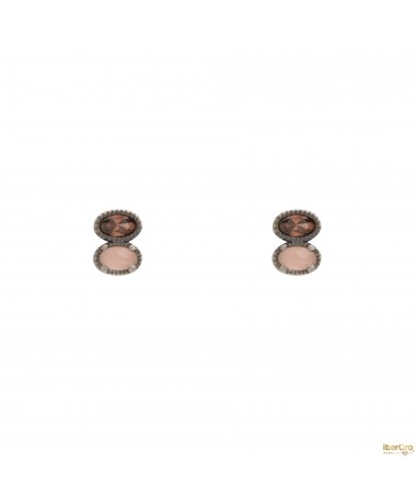 Pendientes en plata de 1ª ley de Raive