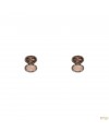 Pendientes en plata de 1ª ley de Raive